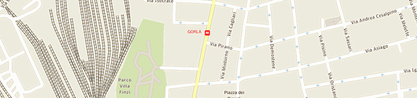 Mappa della impresa girgenti stefano a MILANO