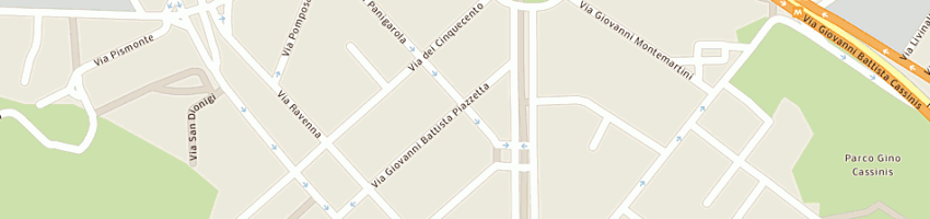 Mappa della impresa dacci un taglio snc di am de martino e fl rizzello a MILANO