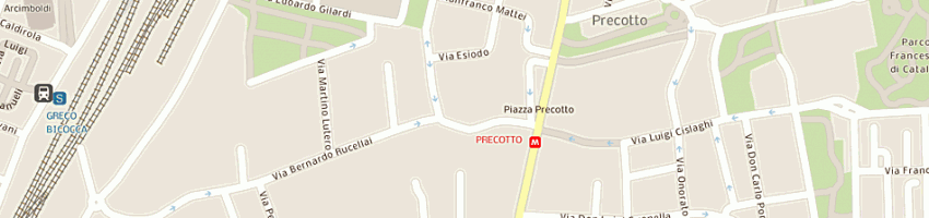 Mappa della impresa monacofiere srl a MILANO