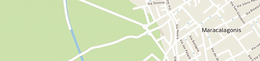 Mappa della impresa comune - cimitero a MARACALAGONIS