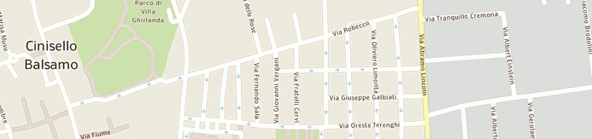 Mappa della impresa perino giuseppe a CINISELLO BALSAMO