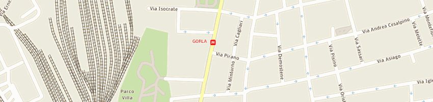 Mappa della impresa gorlatexil a MILANO