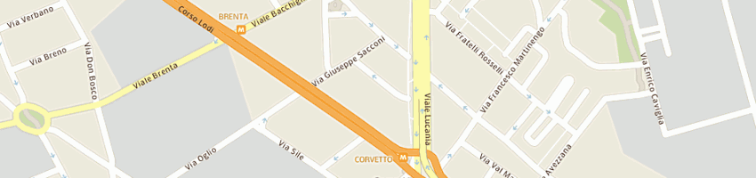Mappa della impresa saragel (srl) a MILANO