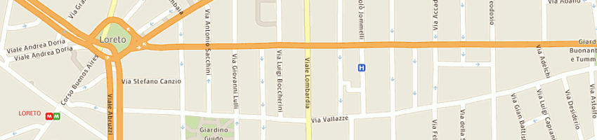Mappa della impresa hotel s francisco a MILANO