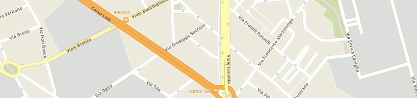 Mappa della impresa snadir a MILANO