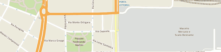 Mappa della impresa trattoria toscana molise a MILANO