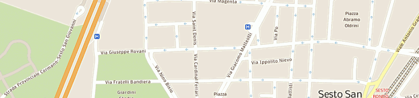 Mappa della impresa milos massimo adriano a SESTO SAN GIOVANNI