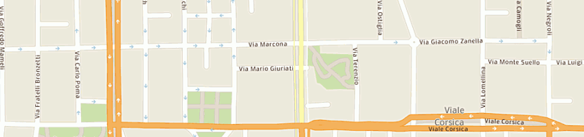 Mappa della impresa doro srl a MILANO