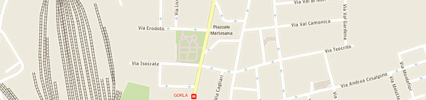 Mappa della impresa impresa pulizie paladin srl a MILANO