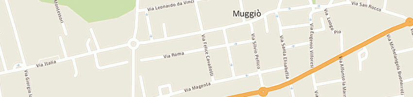 Mappa della impresa meroni aser a MUGGIO 