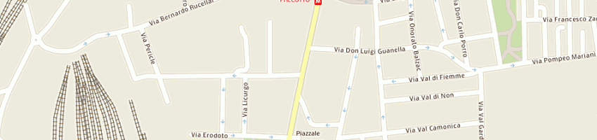 Mappa della impresa facchini fulvia e c (sas) a MILANO