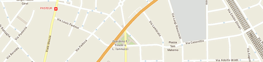 Mappa della impresa alberti patrizio a MILANO