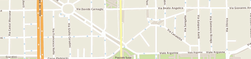 Mappa della impresa effective srl a MILANO