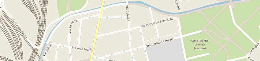 Mappa della impresa chiesa di altri culti chiesa del regno di dio a MILANO