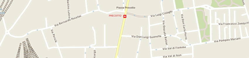 Mappa della impresa bombini sergio a MILANO