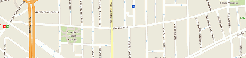 Mappa della impresa tizzi franco a MILANO