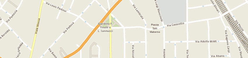 Mappa della impresa celca sas di baruffi clelia e c a MILANO