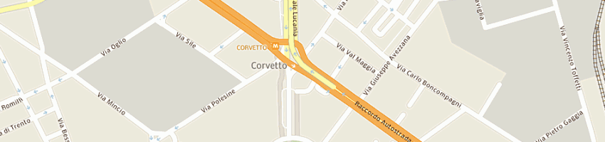 Mappa della impresa puntostampa studio grafico express di manuela carcangiu a MILANO