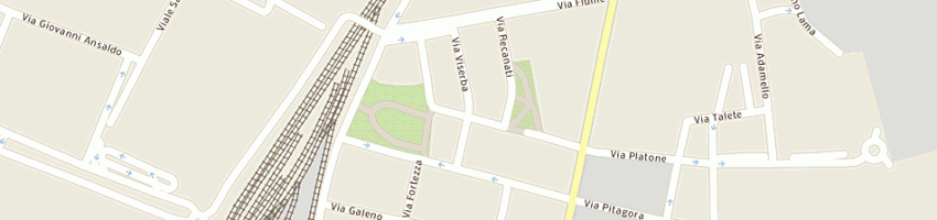 Mappa della impresa carrozzeria viserba (snc) a MILANO