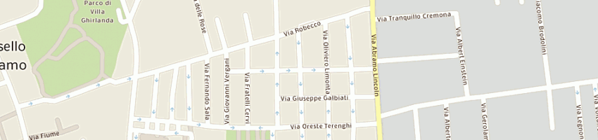 Mappa della impresa erre esse costruzioni sas di russo gaetano e c a CINISELLO BALSAMO