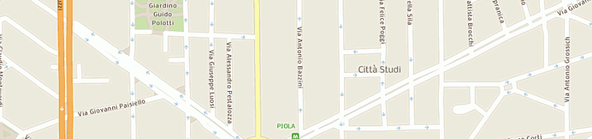 Mappa della impresa associazione terzo suono a MILANO