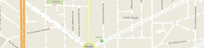 Mappa della impresa cicciotun srl a MILANO