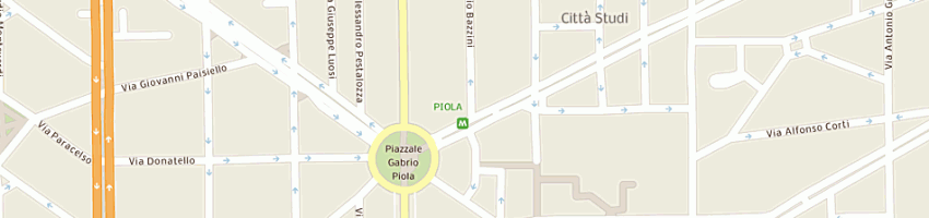 Mappa della impresa il compasso di sigorini silvia a MILANO