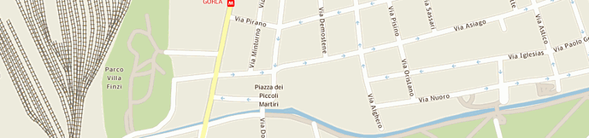 Mappa della impresa giemme time societa' cooperativa a MILANO