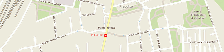 Mappa della impresa chiese cattoliche parrocchiali s michele arcangelo in pr a MILANO