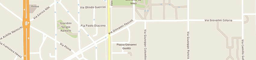 Mappa della impresa mazzoleni maria rita a MILANO