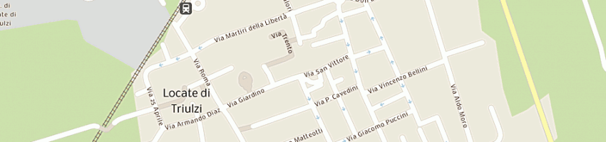Mappa della impresa poste italiane a LOCATE DI TRIULZI