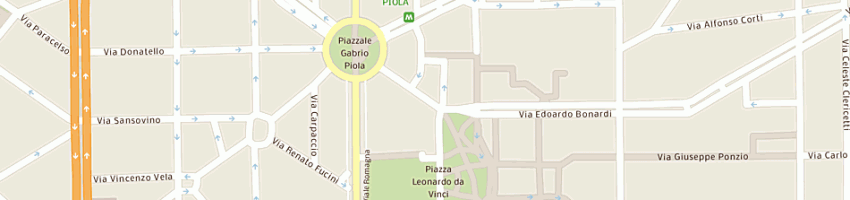 Mappa della impresa mac srl a MILANO