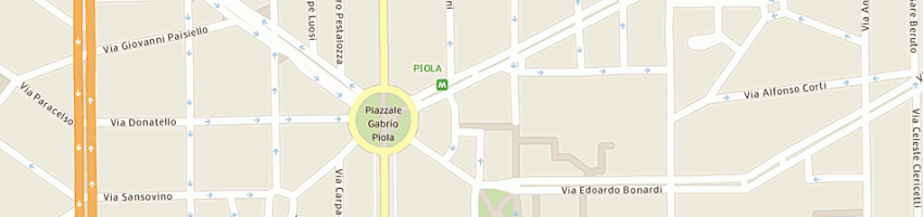 Mappa della impresa societa industriale copf dei fratelli conca mario e guerrino societa' in nome collettivo a MILANO