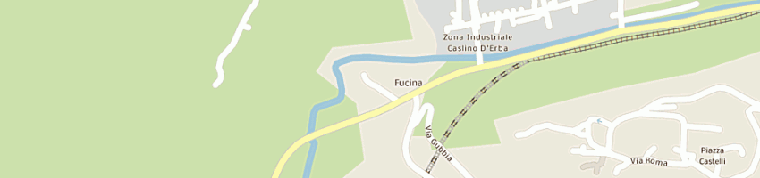 Mappa della impresa giussani angelo a PONTE LAMBRO