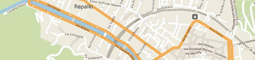 Mappa della impresa w of c wisdom of communication srl a RAPALLO