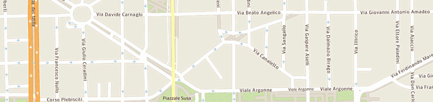 Mappa della impresa rovida domenico a MILANO