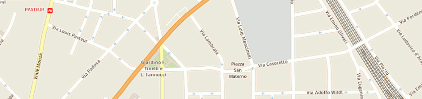 Mappa della impresa slak natascia a MILANO