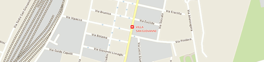 Mappa della impresa visdomini alberto a MILANO