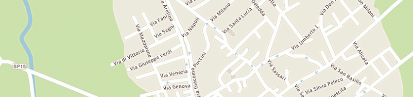 Mappa della impresa pusceddu giovanni a MARACALAGONIS