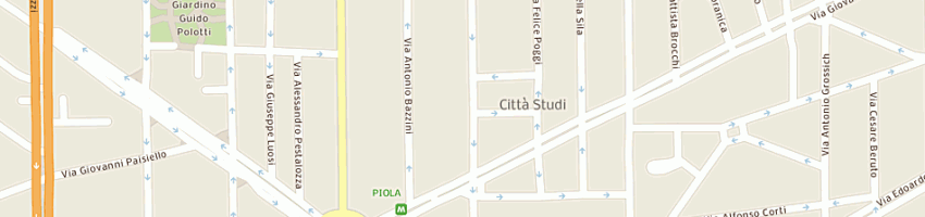 Mappa della impresa gonzi luigi a MILANO