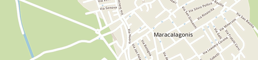 Mappa della impresa mariolu michele a MARACALAGONIS