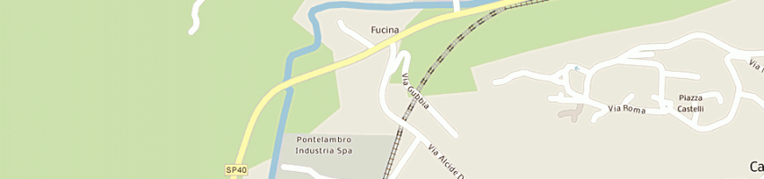 Mappa della impresa colasanto giuseppe a PONTE LAMBRO
