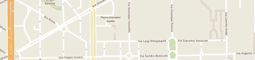 Mappa della impresa stazione sperimentale per le industrie degli oli e grassi a MILANO