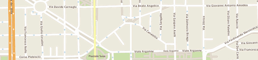 Mappa della impresa ragi di quercia r e c (snc) a MILANO