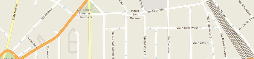 Mappa della impresa cazzaniga rm snc a MILANO
