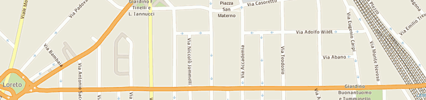 Mappa della impresa gaudino aldo a MILANO