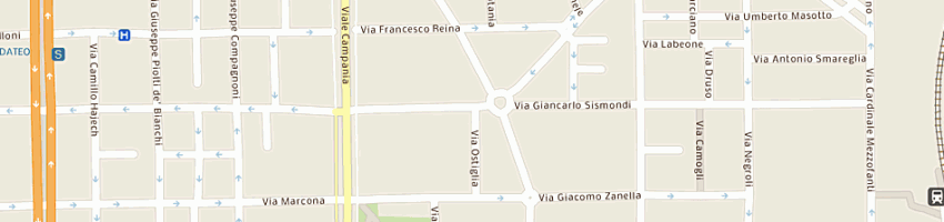 Mappa della impresa scuole pubbliche asili nido a MILANO