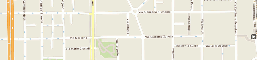 Mappa della impresa blu danubio srl a MILANO