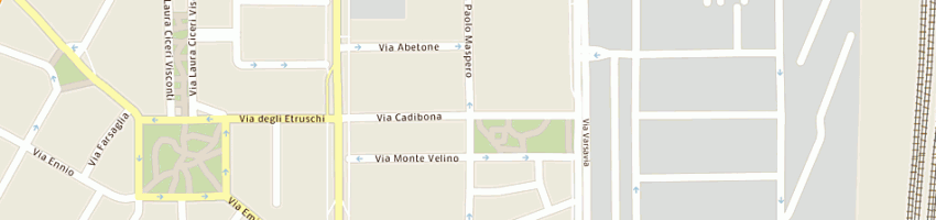 Mappa della impresa sud espress srl a MILANO