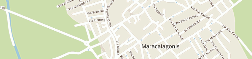 Mappa della impresa bart bar dei flli contini snc con denominazione abbreviata bart bar snc a MARACALAGONIS